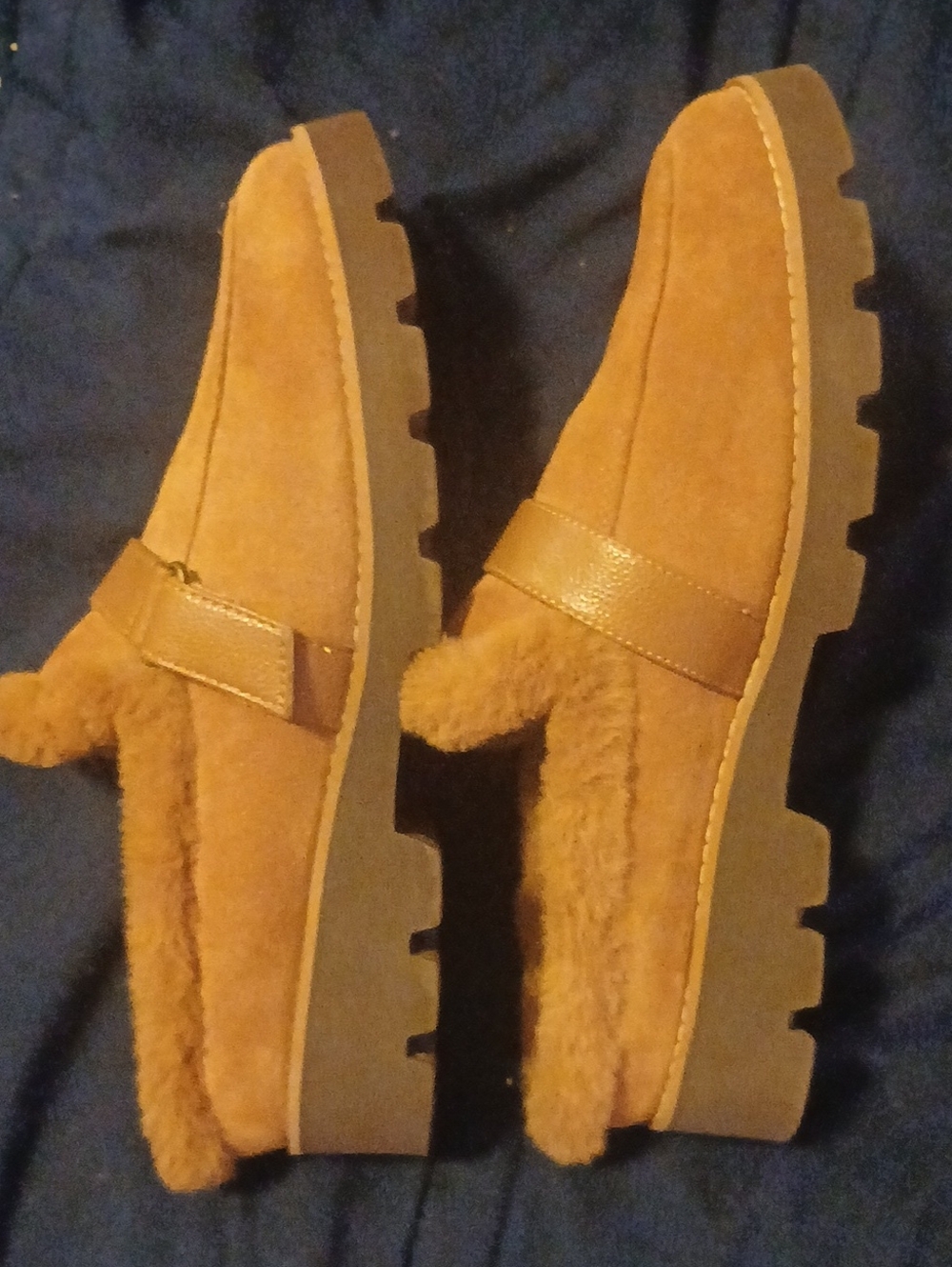 Vionic Womens Charm Kailen Faux Shearling Fuzzy Mules Size 7 - Picture 15 of 16